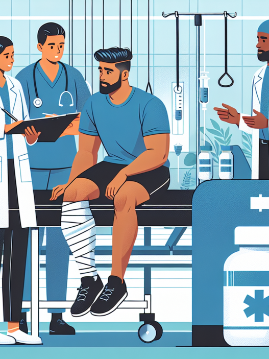 Therapeutic use of testosterone enanthate in sports injuries