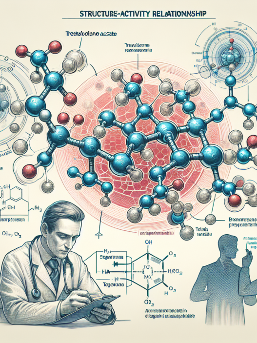 Structure-activity relationship of trestolone acetato