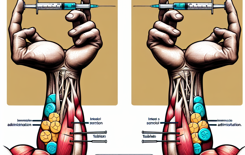 Subcutaneous vs intramuscular administration of trenbolone compresse