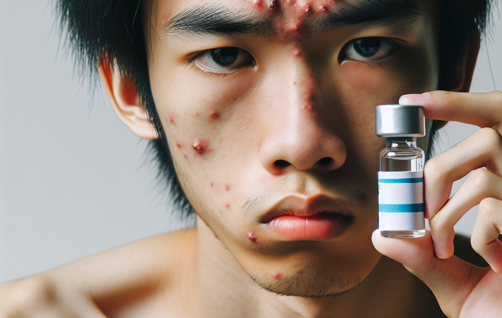 Acne and skin issues caused by trestolone enantato