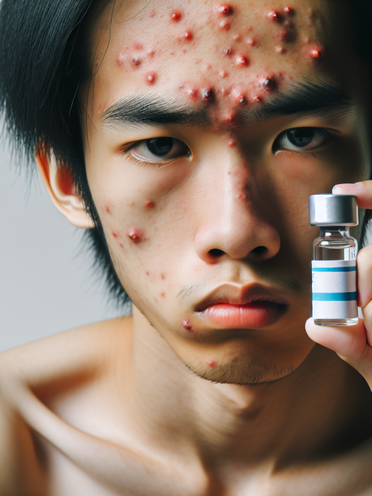 Acne and skin issues caused by trestolone enantato
