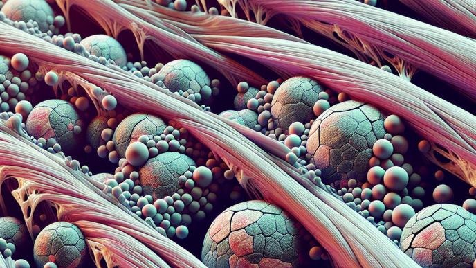 Muscle fiber hypertrophy with methandienone injection